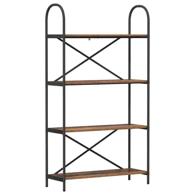 vidaXL Knjižna polica Star les 80 x 30 x 146 cm Konstruiran les