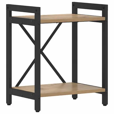 vidaXL Knjižna polica Umetni hrast 40 x 30 x 50 cm Konstruiran les