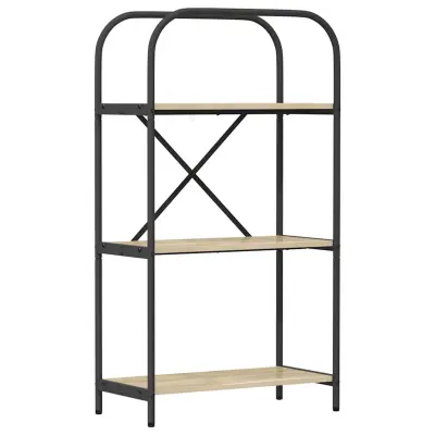 vidaXL Knjižna polica Sonoma hrast 60 x 30 x 109 cm Konstruiran les