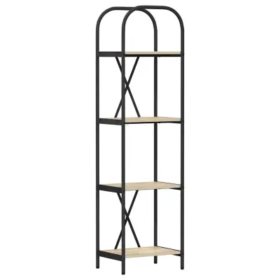 vidaXL Knjižna polica Sonoma hrast 40 x 30 x 146 cm Konstruiran les