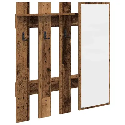 vidaXL Nadwyčajna obešalnik za plašče Star les 100 x 10 x 100 cm