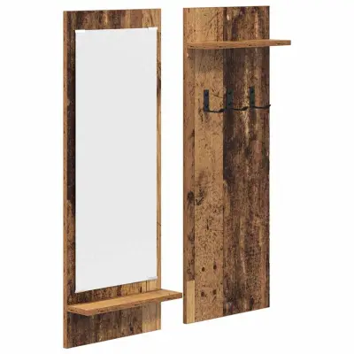 vidaXL Nadwyčajna obešalnik za plašče Star les 70 x 10 x 90 cm