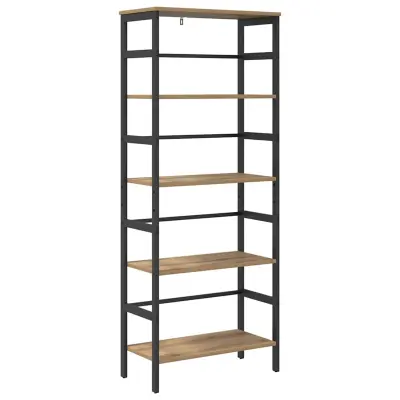 vidaXL Knjižna polica Umetni hrast 60 x 29,5 x 149 cm Konstruiran les