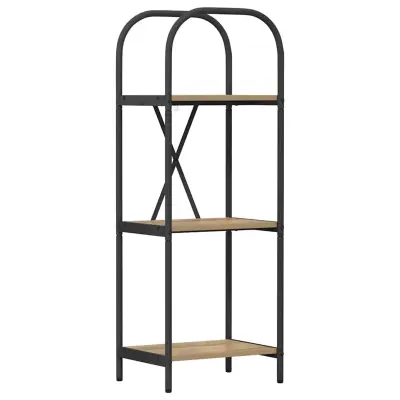 vidaXL Knjižna polica Umetni hrast 40 x 30 x 109 cm Konstruiran les