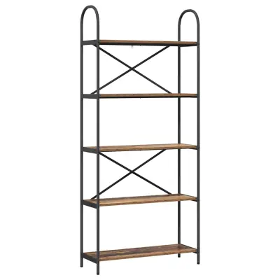 vidaXL Knjižna polica Star les 80 x 30 x 183 cm Konstruiran les