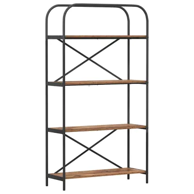 vidaXL Knjižna polica Star les 80 x 30 x 146 cm Konstruiran les