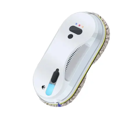 Robot za čiščenje oken, avtomatizirano delovanje, dvojni sistem pršenja, Razpršilec vode bela, EU, Da