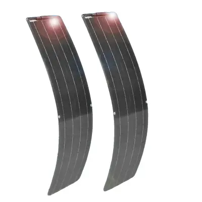 Sončna celica, visoka učinkovitost, polflexibilna zasnova, 100w 2 kosa 50w