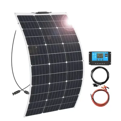 Fleksibilni monokristalni solarni panel, 100W moč