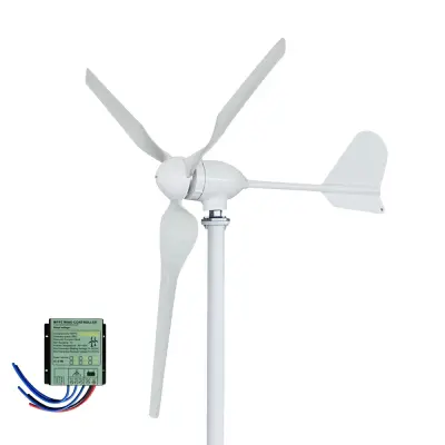 Horizontalna turbina, 3000W moč, nizka raven hrupa, z MPPT krmilnikom, 3000W, 12V