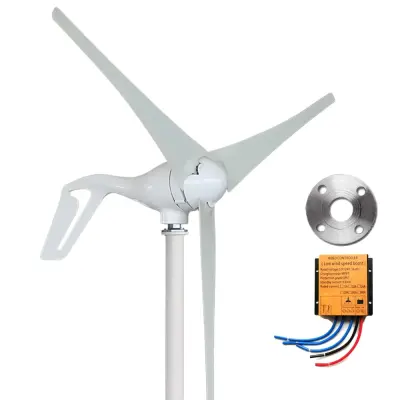 Generator vetrnih turbin, MPPT tehnologija, več možnosti lopatic, 400W 3 lopate MPPT, 24V