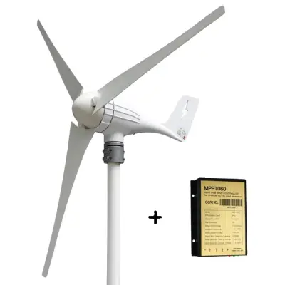 Generator vetrnih turbin, 600W moč, brezplačen MPPT krmilnik, 24v, Barva 1, 600w