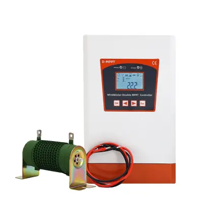 Hibridni solarni vetrovni regulator, 6KW dvojni MPPT, samodejno prilagajanje napetosti, 24V 48V AUTO, 6000W veter, z Bluetooth