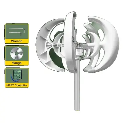 Generator na vetrno energijo, visoka učinkovitost, vsestranske aplikacije, 12V, Brezplačen Mppt Krmilnik, 1000W