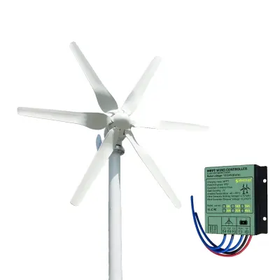 Generator vetrne turbine, 3000W moč, tiho delovanje, Z MPPT krmilnikom, 3000W, 24V