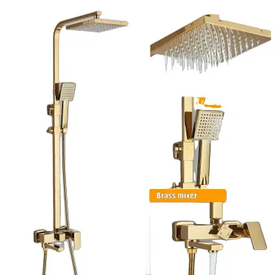 Kopalniška tuš set, 3 način funkcionalnosti, nastavljiva višina, 3 način Zlata C
