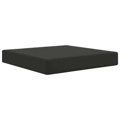 vidaXL Zunanja blazina za kavč Črna 60 x 60 x 8 cm Poliester