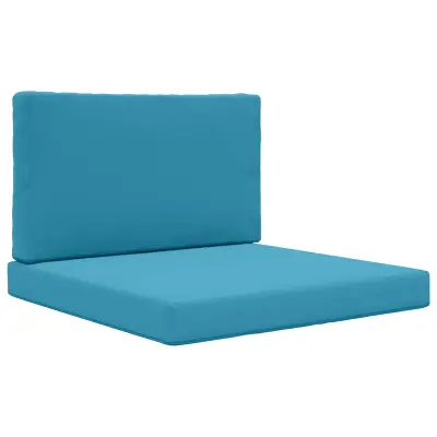 vidaXL Zunanja blazina za kavč 2 pcs Kraljevo modra Poliester