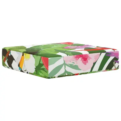 vidaXL Zunanja sedežna blazina barvito 40 x 40 x 8 cm 100% poliester