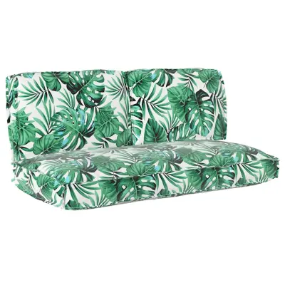 vidaXL Set blazin List 3 pcs Vzorec lista Oxford tkanina