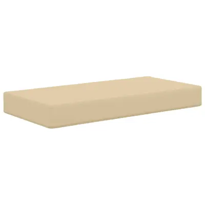 vidaXL Zunanja sedežna blazina Bež 80 x 40 x 8 cm 100% poliester