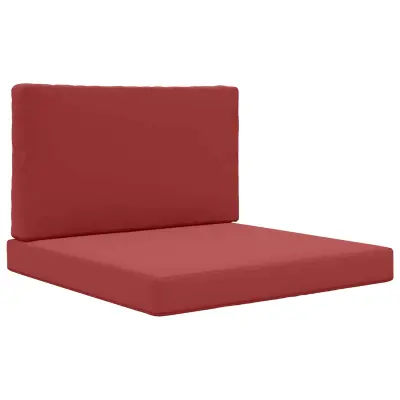 vidaXL Zunanja blazina za kavč 2 pcs vinsko rdeča Poliester