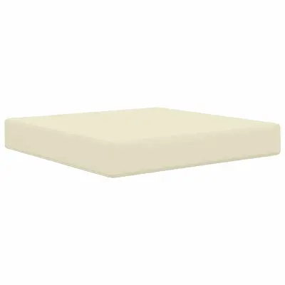 vidaXL Zunanja blazina za kavč krema 60 x 60 x 8 cm Poliester