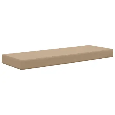 vidaXL Zunanja sedežna blazina Taupe 111,5 x 40 x 8 cm 100% poliester