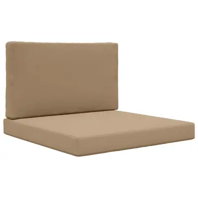 vidaXL Zunanja blazina za kavč 2 pcs Taupe Poliester
