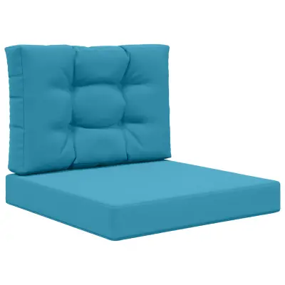 vidaXL Zunanja blazina za kavč 2 pcs Kraljevo modra Poliester