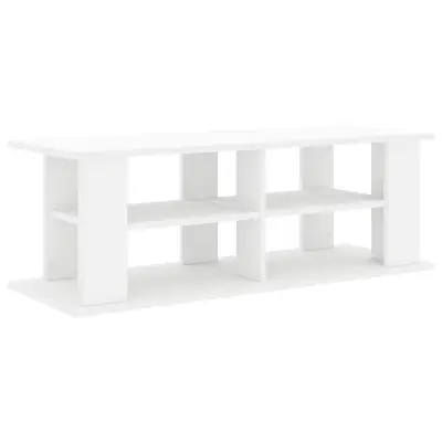 vidaXL Stojalo za TV Bela 96 x 35 x 33,5 cm