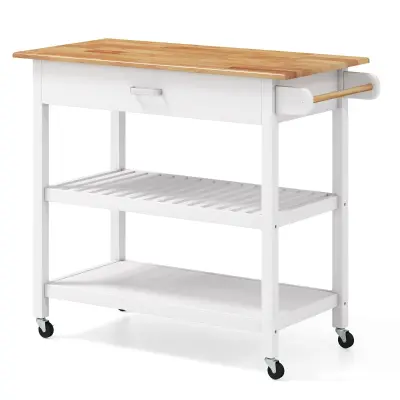 Kuhinjski voziček s predalom Voziček za serviranje hrane