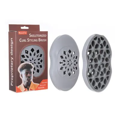 Afro krtača – ABS česalo za dreadse in updo (14.3cm x 9cm x 2.5cm) Grey