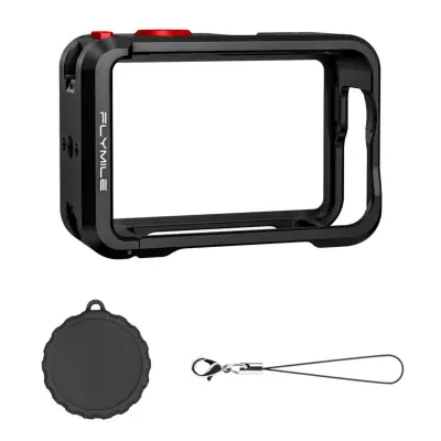 Kovinski okvir za DJI Osmo Action 6 z cold shoe in 1/4 nosilcem