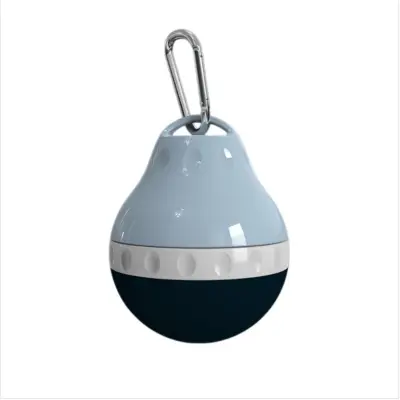 200 ml silikonska prenosna steklenica za pse in mačke, nepredušna Blue