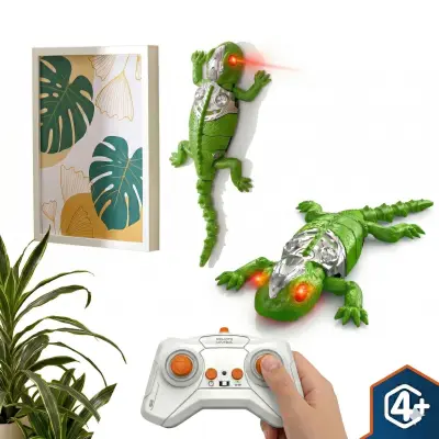 RC kuščar za plezanje po stenah 360°, daljinsko voden, polnilna baterija | CLIMBKO