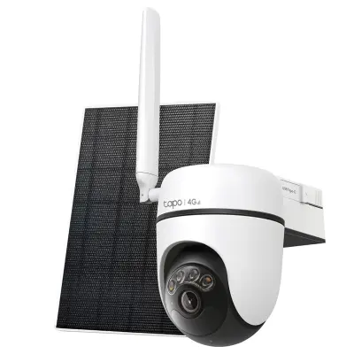 Nadzorna kamera TP-LINK Tapo C615G KIT, LTE, 2K, 3 MP, zunanja, solarni panel, bela