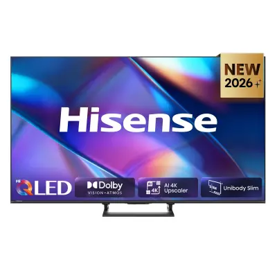 Televizor HISENSE 55A7S 2026, 139,7 cm (55"), Hi-QLED, 4K UHD, Smart TV, VIDAA OS