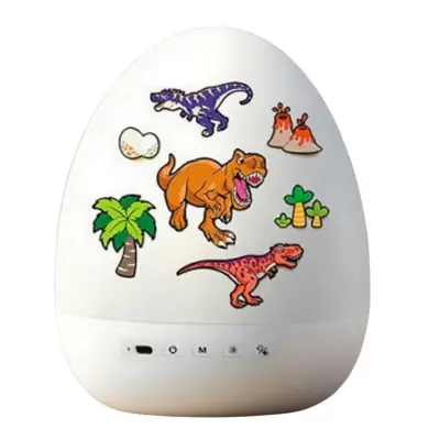 Čarobni projektor nočne lučke z vrtečimi učinki in Bluetooth | DINODREAM