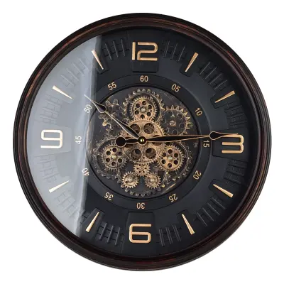 Stenska ura plastika MONDEX RAMSEY 50x50x6,5 cm rjava 1 kos