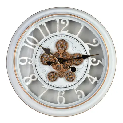 Stenska ura plastika Mondex Ramsey 45x45x7 cm črna 1 kos