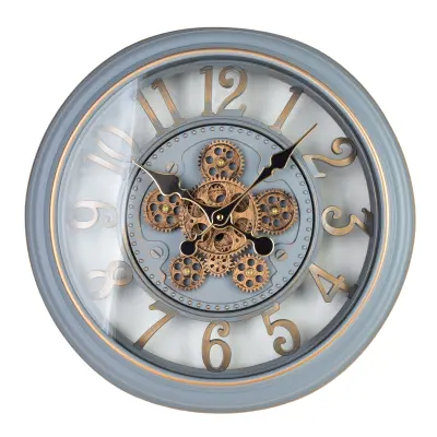 Stenska ura plastika Mondex Ramsey 45x45x7 cm črna 1 kos