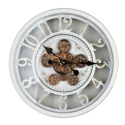 Stenska ura plastika MONDEX RAMSEY 40x40x7 cm črna 1 kos