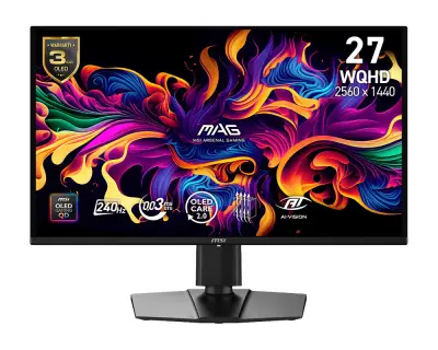 Monitor MSI MAG 274QP QD-OLED X24, 68,5 cm (27"), 2560x1440, 240 Hz, QD-OLED, 0,03 ms|Gaming