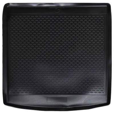 vidaXL Preproga za prtljažnik Črna Guma