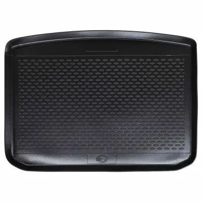 vidaXL Preproga za prtljažnik Črna primeren za SEAT ATECA 2016- Guma