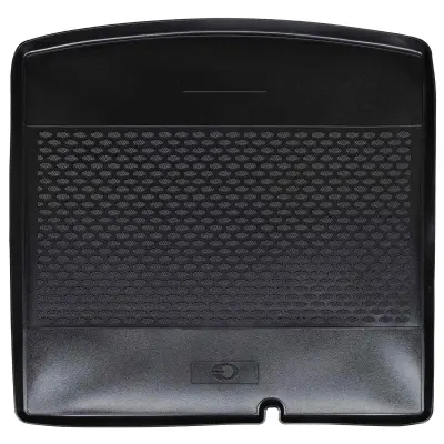 vidaXL Preproga za prtljažnik Črna Guma