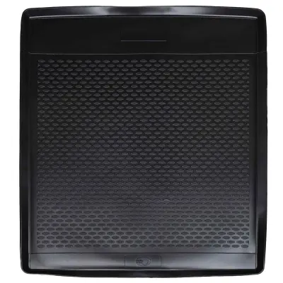 vidaXL Preproga za prtljažnik Črna Guma