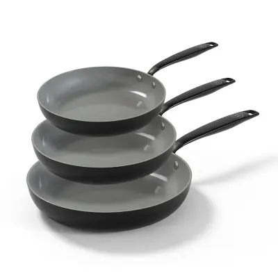 BE Living Set ponev Essential Black 20-24-28 cm