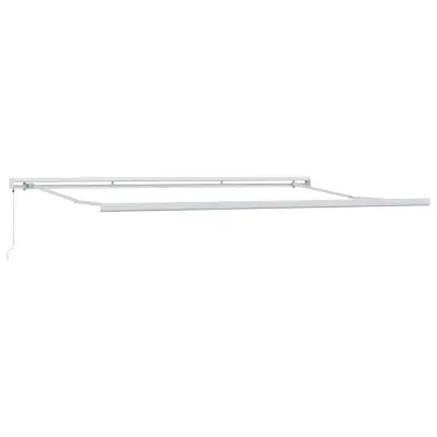 vidaXL Okvir tende Bela 500 × 300 cm Aluminij